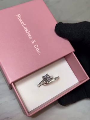 A post by @shoproxc on TikTok caption: Good Morning babes, look how cute our stackable ring is 🤩😍 #fypシ #affordablejewelry #packagingorders #foryoupage