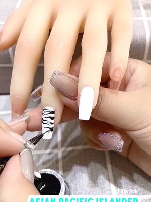 A post by @nkhsmttry2a0 on TikTok caption: #fyp #Manicure #bioamallVery interesting nail tutorial