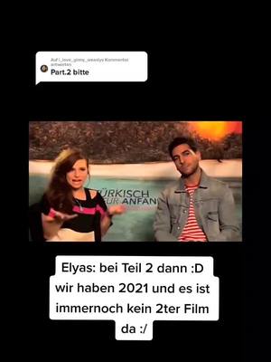 A post by @elyas.mbarek_fanpage_ on TikTok caption: @i_love_ginny_weasly antworten  der gewünschte Part 2🤍 #Interview #elyasmbarek #josephinepreuß #tfa #video #fyp #foryou #viral