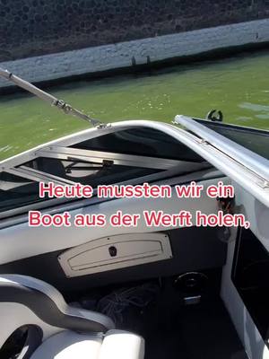 A post by @tante.ali on TikTok caption: Bootsüberführung bei dem Wetter macht Spaß #rhein #boot #boatlife #tanteali  #wiederaufstehen  #FordWatchMe  #köln #thankful #water #hafen #speedboat