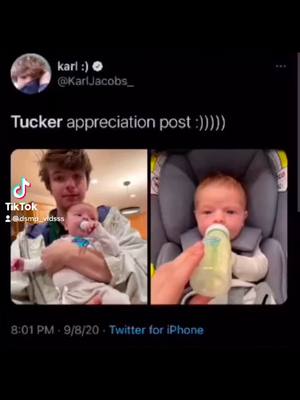 A post by @dsmp_vidsss on TikTok caption: Cute cute cute cute cute #karljacobs #tucker #cute #nothoughts #mrbeast #chris