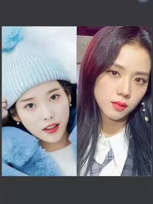 A post by @lovecr305 on TikTok caption: មួយណាដែរBlink😥#Jisoo #iu #blackpink #ធីមបែកង៉ាង #team_🐣🤍🧚🏻‍♀️