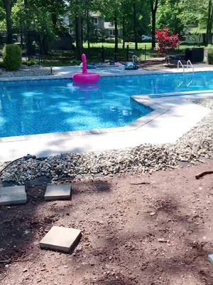 A post by @oh...mangobliss on TikTok caption: Going in my pool! It’s so hot out! #aesthetic #pool #blowup #viral #fyp #morning #grwm #routine