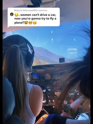 A post by @maliasmithhh on TikTok caption: Reply to @fallencupid69  #DADMOVES #PerfectAsWeAre #BestSeatInTheHouse #femalepilot #plane #katespadenyhappydance #HoldMyMilk #InTheHeightsChallenge