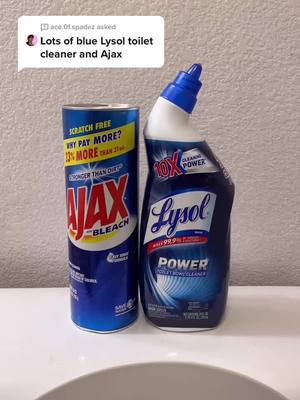 A post by @cleaningmamai on TikTok caption: Answer to @ace.0f.spadez ✨🧚🏽‍♀️ #fyp #productoverload #productdump #cleaningtiktok #asmrcleaning #lysol #ajax