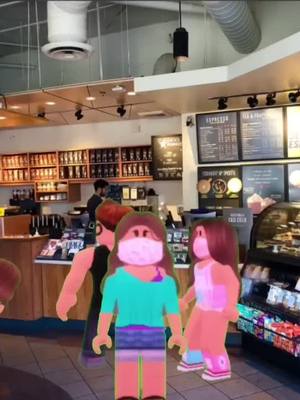 A post by @.brunettefamily on TikTok caption: At Starbucks#MACscaraface #family #kids #parents #roblox #dance #xyzbca #viral #foryoupage #foryou #fyp #fyp #fyp #fyp #fyp #fyp #fyp #fyp #fyp #fyp