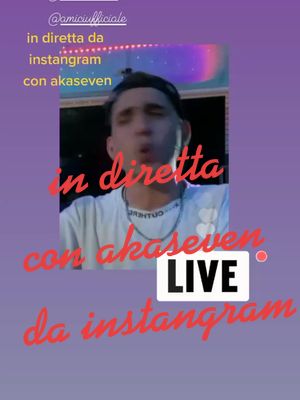 A post by @_cincypug_ on TikTok caption: #akaseven #diretta #liveakaseven #amici2021 @aka_7even #luna #music #perte