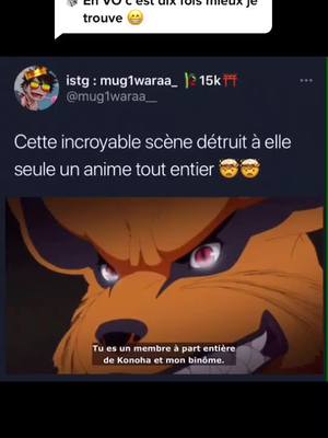 A post by @mug1waraa on TikTok caption: Répondre à @shikyokun #animefr #mangafr #tweetanimefr #tweetmangafr #naruto #kurama #kyubi #narutoshippuden #kakashi #gaïsensei #pourtoi #fypシ #naruto