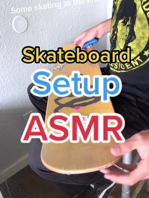 A post by @aralexis7 on TikTok caption: Skateboard Setup ASMR #skate #skateboardingisfun #fyp #adultswim #sk8 #skaterboi #foryou #poserskater