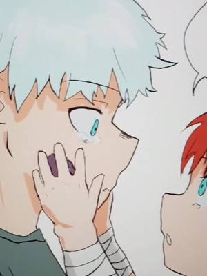 A post by @mechamangoz on TikTok caption: MHA SPOILERS!! just pure sad tbh 🛬🛬 #mha #bnha #todoroki #dabi #touyatodoroki #shoto