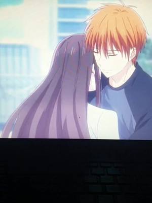 A post by @mrviecss on TikTok caption: [WARNING: SPOILER!!]  They deserve to be happy🤧💖      #fruitbasket #thefinal #kyosohma #tohruhonda #romance #weeb #fyp #xycbza #foryou #anime