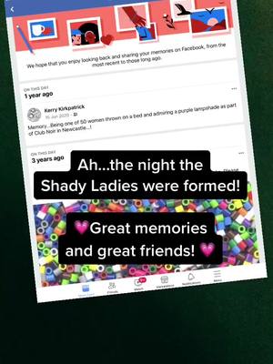 A post by @kerrylilmar on TikTok caption: #shadyladies @marknoir @carlagriffiths @lauramcairns @siancoffeeinthegarden @jennymilford0 @louise__esther