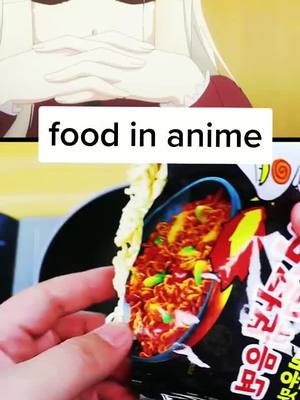 A post by @animecook.ada on TikTok caption: today, we eat turkey noodles🙈🙈it's delicious,but super spicy😂#DIY #anime #foryou  #iCarlyAffirmation #fyp #lunch #cooking