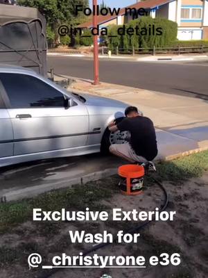 A post by @indadetails on TikTok caption: Exterior detail on this E36#detailing