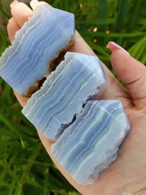 A post by @abso_crystal_lutely on TikTok caption: 💎 Blue Lace Agate 💎 #crystals #crystalshop #crystalsoftiktok #crystals_hunter #crystalstore #bluelaceagate #etsy #etsyshop #etsyshopowner