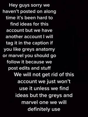 A post by @girltips3356 on TikTok caption: @greyssxmarvell5 that is our other account