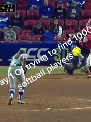 A post by @.softball10170 on TikTok caption: #softball #fyp #1000