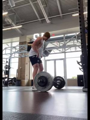 A post by @maxwright2k18 on TikTok caption: Always good to get back into the gym, I’ve missed posting on here, gonna get back into it #gym  #lifting #strength #escanor #football