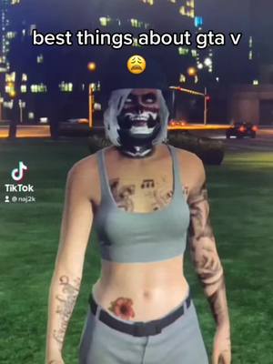 A post by @najy2k on TikTok caption: the radio stations tho #fyp #gta #fypツ #gtav #gtaonline #fypisbroken #xy #xyzbca #gtaroleplay #GamerGirl #gtamods #gtamoney #pc