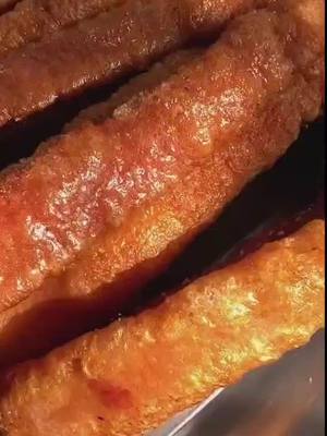 A post by @food_park on TikTok caption: #food #delicious #streaky #pork