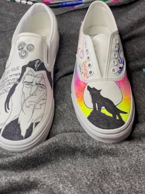 A post by @silvarrow_ on TikTok caption: BF vs GF Vans design off #vans #art #fypシ