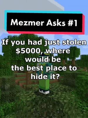 A post by @therealmezmer on TikTok caption: Leave your funniest answers in the comments! #Minecraft #mcyt #streamer #gamingtiktok #minecrafttiktok #mcyt #mezmer