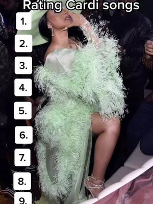 A post by @sushicardi on TikTok caption: don’t come for me I love all of cardi’s songs some I like more some I like less @iamcardib