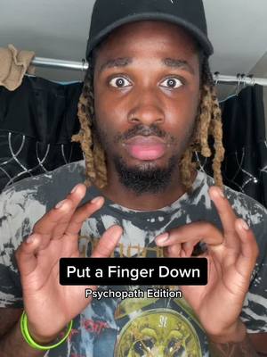 A post by @darealdonavin on TikTok caption: Can’t be the only one😭 #duet #fypシ #foryoupage #foryou #relatable #fingerdown #putafinger #putafingerdown💕 #challenges #psycho #crazy