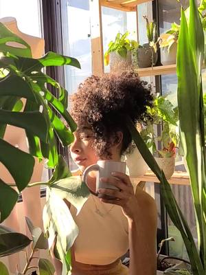 A post by @joy_daydreams on TikTok caption: Sunday mornings with @eastfork🌿💕 #foryou #planttiktok  #eastfork  #eastforkdoesmydishes #plantparent