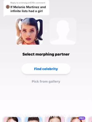 A post by @gimme_my_cheetos_bitch on TikTok caption: Reply to @arisholguin578 ✨ #fyp #faceapp #melaniemartinez #infinitelists #foryoupage