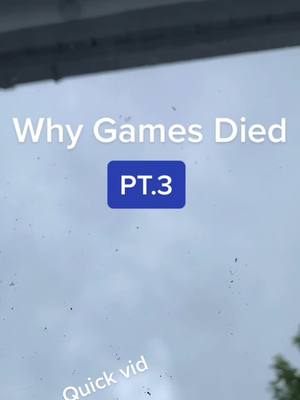 A post by @painhub9241 on TikTok caption: This is just a quick vid. Why games died PT.3 #sad #pain #videogames #gamer