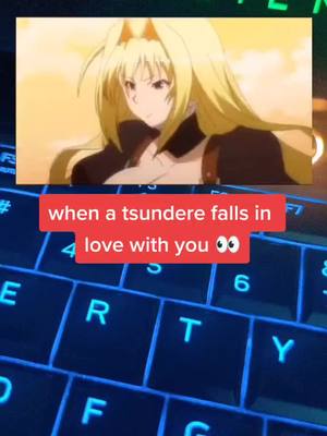 A post by @parriedswing on TikTok caption: tsundere falls in love with you #sekirei #tsukishima #anime #animegirls #animewaifu #anime4life #fyp #fypシ #foryoupage