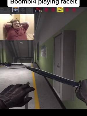 A post by @globuscs on TikTok caption: Boombl4 trolling enemies on faceit #csgo #faceit #NAVI #boombl4 #nuke #nohands #10lvl