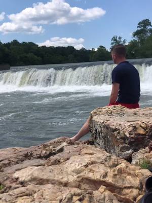 A post by @cjcollins51 on TikTok caption: Grand falls, Joplin MO #waterfall