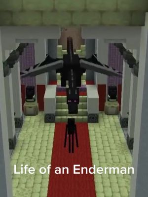 A post by @dreamshortsx on TikTok caption: A great representation of an Endermen by Ramboo. Credit: Dream Shorts #minecraftenderman #minecraftanimation #foryoupage #georgenotfound