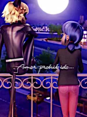 A post by @ladyybugsx on TikTok caption: AMOR PROHIBIDO🚶‍♀️//Edit nocturno  #marichat #MLB #viral #chatnoir #marinette #xyzbca #fypシ