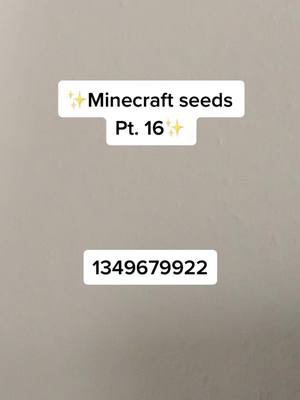 A post by @seeds.mc on TikTok caption: 1349679922 #Minecraft #seeds #viral #fy #fypシ #foryou #seedsmc