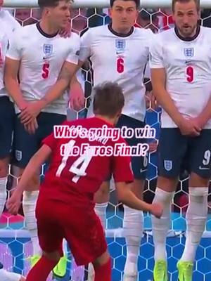 A post by @worldcupfc2 on TikTok caption: #fypシ #football #foryou #England #Italy #vote #share #comment #like #euros #EUROS2020 #EURO2020  #ItsCominghome #FinalCountdown #Threelions #eurosfc2