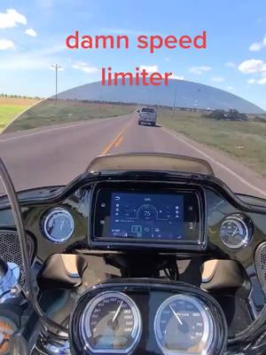 A post by @mikedavis296 on TikTok caption: I guess I need a tuner to eliminate the top end restriction.  #roadglidenation #harleydavidsonlifestyle