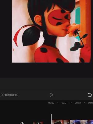 A post by @miraculousteam.uwu on TikTok caption: #ladibug #edit #ddlc