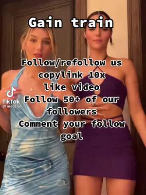 A post by @aesthetic_gain.train101 on TikTok caption: #gainfollowers #gaintrainz #gaintrain GAINTRAIN