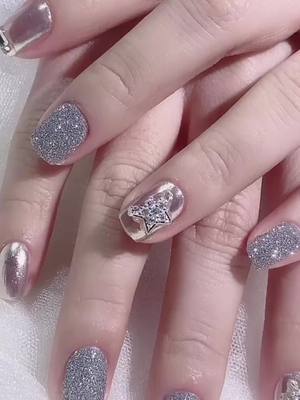 A post by @nails_art14 on TikTok caption: #nails💅 #nailart #fashion