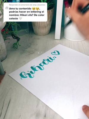 A post by @study.notes29 on TikTok caption: Responder a @amp.x.boomers Hikari💙 #parati #studynotes29 #lettering #nombres