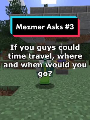 A post by @therealmezmer on TikTok caption: Leave your funniest answers in the comments! #mcyt #gamingtiktok #mezmer #Minecraft #dream #dreamsmp #parkour