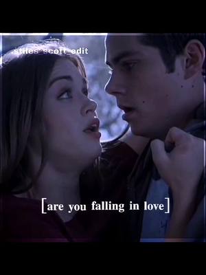 A post by @.stilinski..mcu on TikTok caption: -are you falling in love?- #stydia #stileselydia #lydiamartin #stilestilinski #teenwolf #fyp #ship #dylanobrien #hollandroden #viral