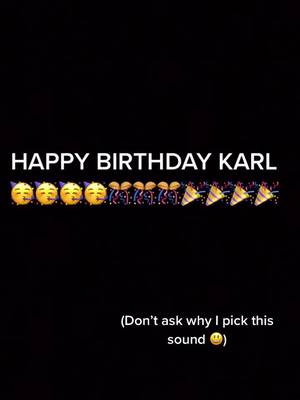 A post by @gianotfound.101 on TikTok caption: Happy birthday Karl my beloved @karljacobs