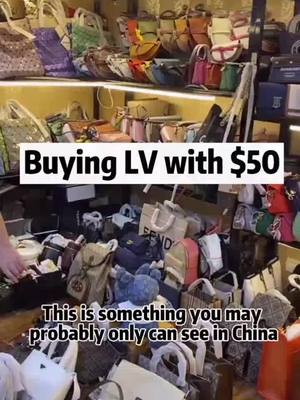 A post by @sss131405 on TikTok caption: Buying #louisvuitton with $50 #chanel #bags