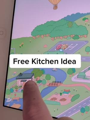 A post by @toca.world_114 on TikTok caption: Free Kitchen in Toca life #kitchen #LeadWithLove #cutekitchenideatocaboca #tocalife #tocaboca