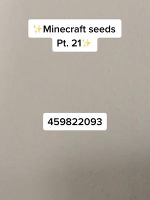 A post by @seeds.mc on TikTok caption: 459822093 #Minecraft #seeds #viral #fy #fypシ #foryou #seedsmc