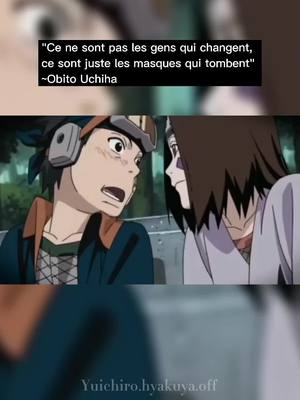 A post by @yuichiro.hyakuya.off on TikTok caption: Pour plus de vidéos n'hésitez pas à vous abbonez, ces vidéos me prennent beaucoup de temps #citation #otaku #anime  #obito #devinelapersonne #fypシ